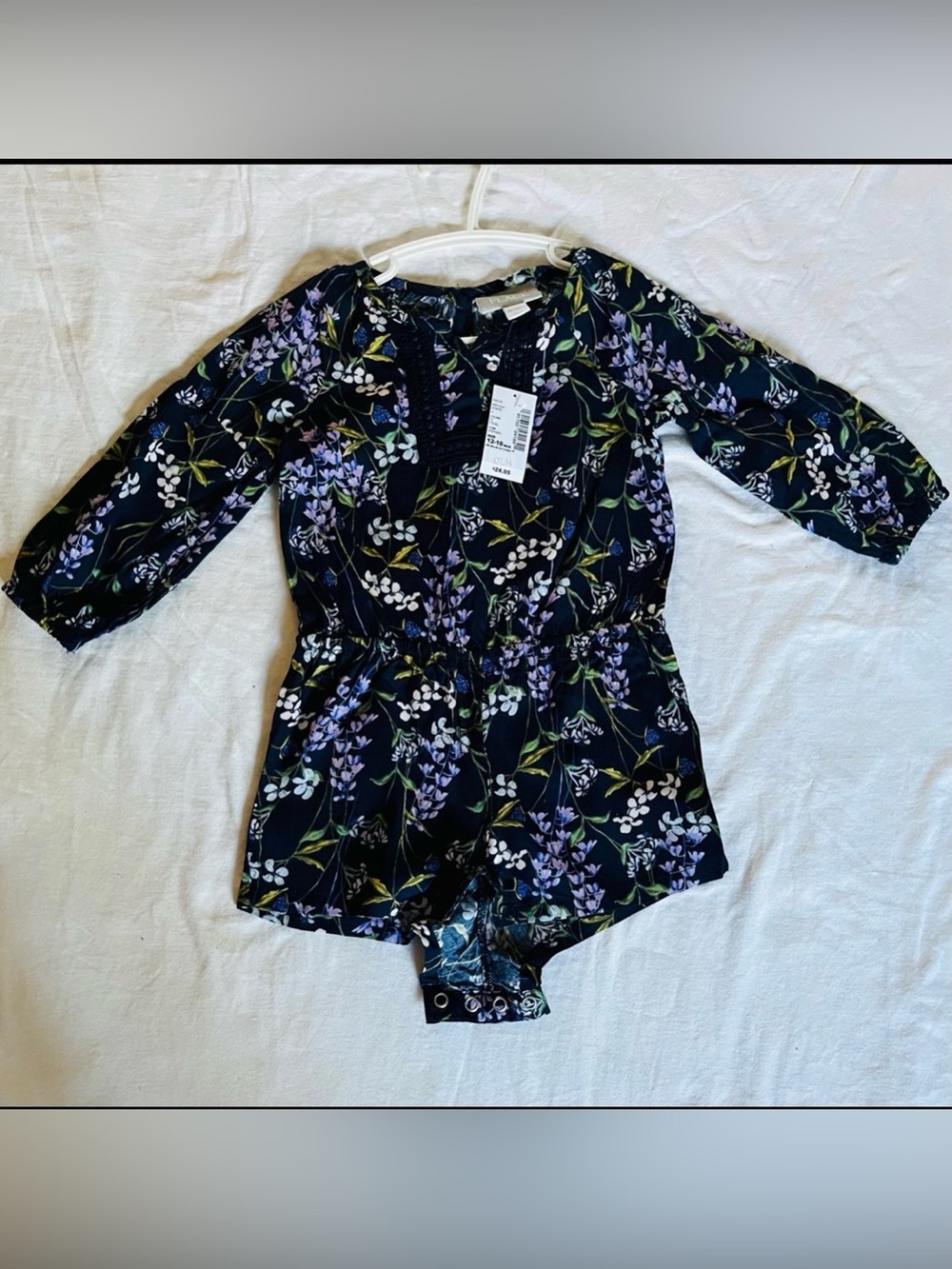 The Children’s Place 12-18 mos NWTG 100% COTTON,LONG SLEEVE ROMPER made in India